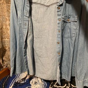 Blue denim long sleeve